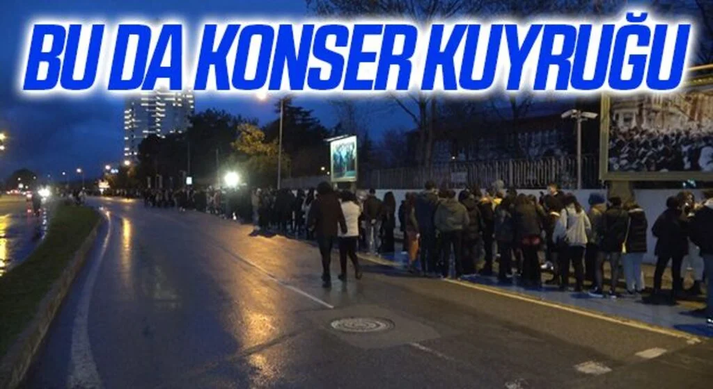 Bu da Samsun'da konser kuyruğu