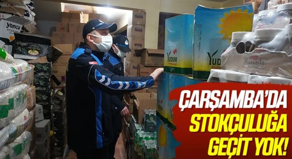Çarşamba Belediyesi zabıta ekipleri denetimlerine devam ediyor