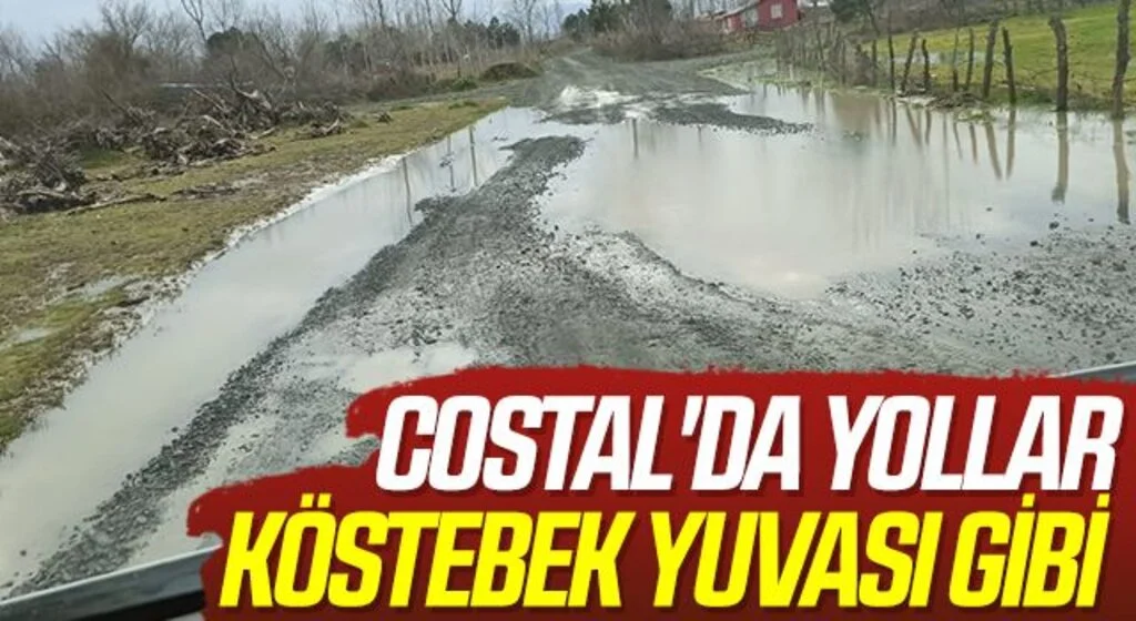 Costal'da yollar köstebek yuvası gibi 