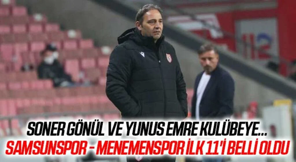 Fuat Çapa Rotasyon Sinyali Vermişti! Samsunspor - Menemenspor İlk 11'i Belli Oldu