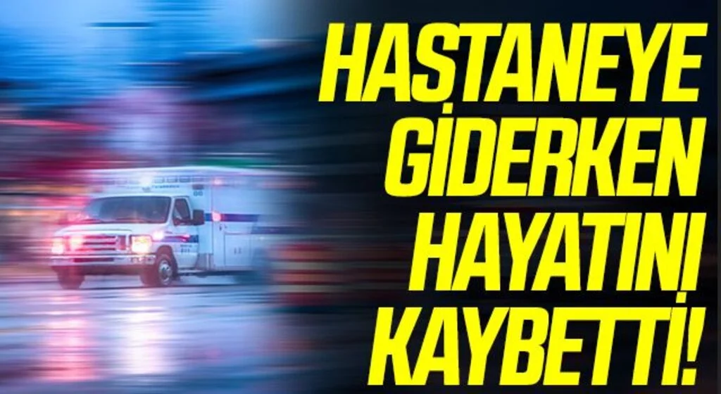 Hastaneye giderken ağaca çarpan araçtaki diyaliz hastası hayatını kaybetti