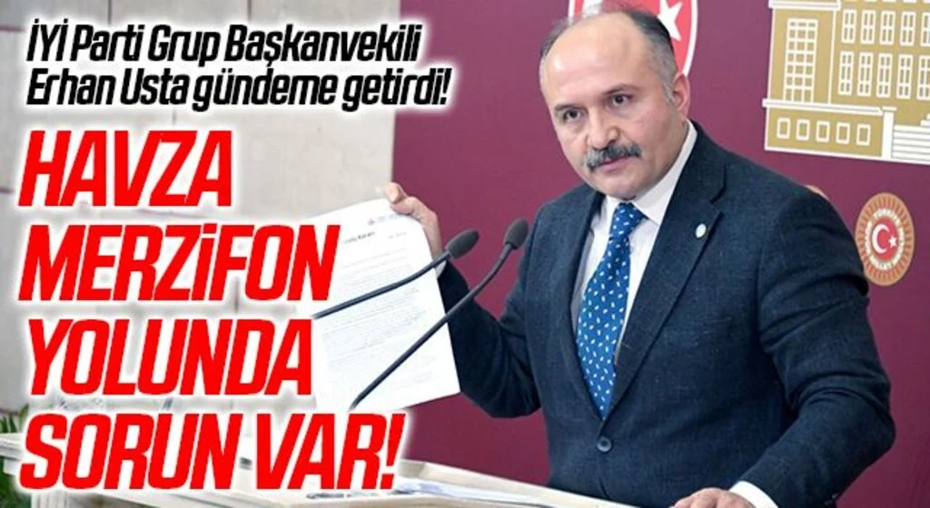 Havza-Merzifon yolunda sorun var!