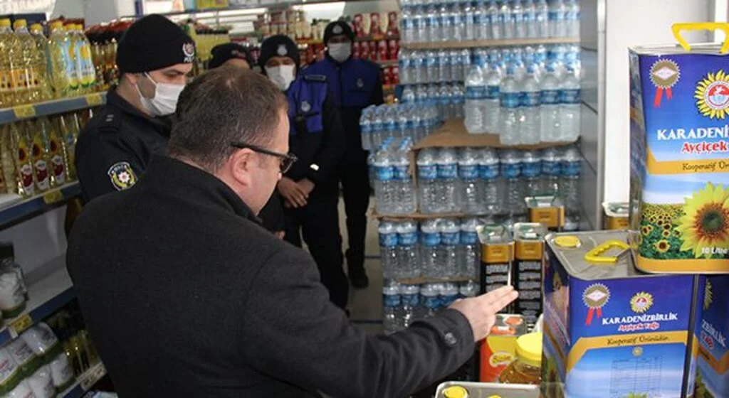 Havza'da marketlerde fiyat ve stok denetimi yapıldı