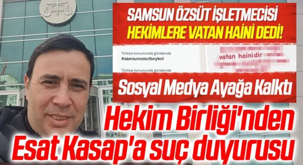 Hekim Birliği'nden Esat Kasap'a suç duyurusu
