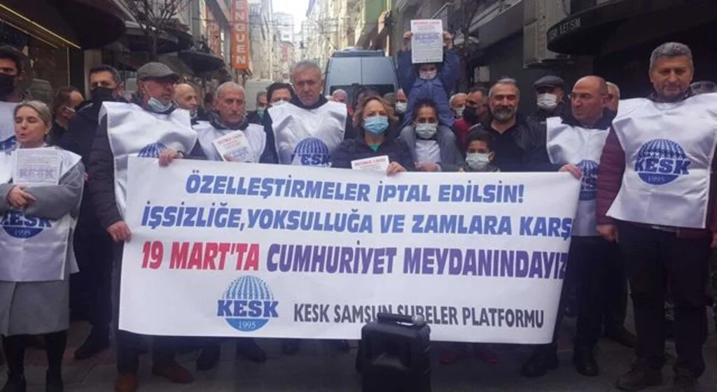 KESK Samsun'da miting düzenleyecek