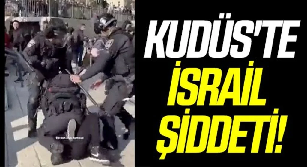 Kudüs'te İsrail askerinden kız çocuğuna şiddet