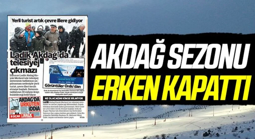 Ladik Akdağ Sezonu Erken Kapattı!