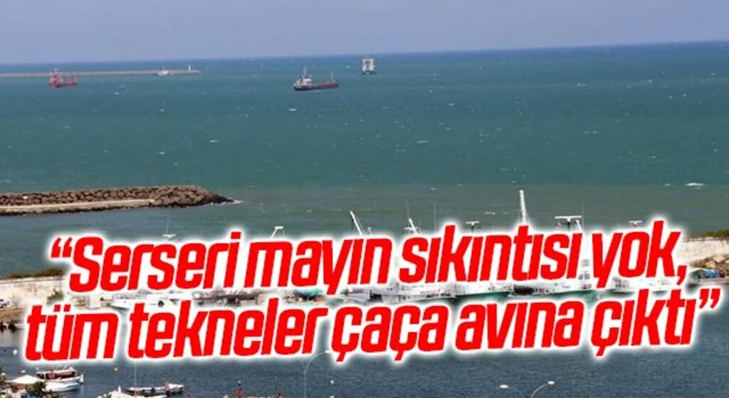 Mayın sıkıntısı yaşanmayan Samsun’da balıkçılar çaça avına başladı