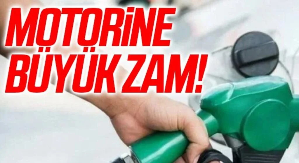 Motorine büyük zam geliyor