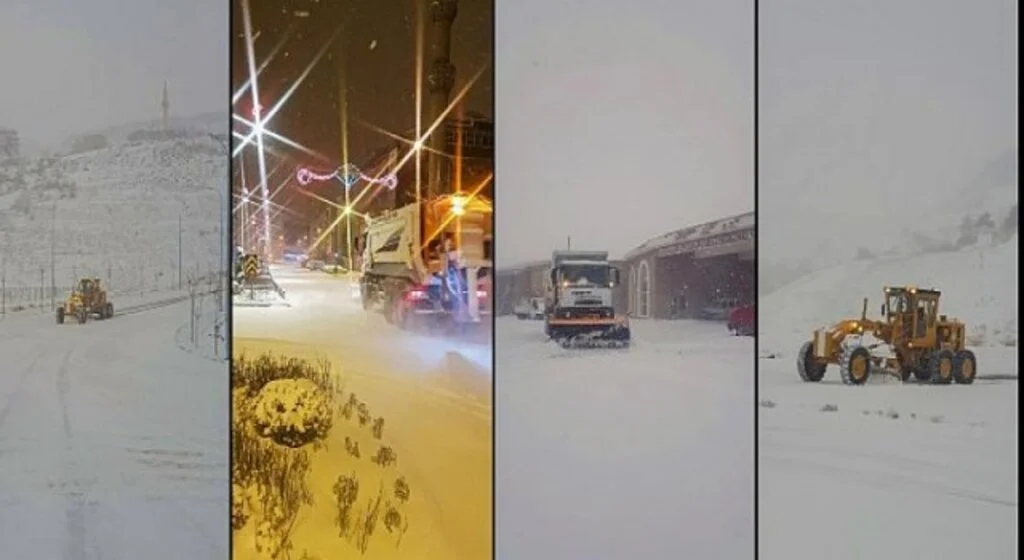 Nevşehir’de Kar Yağışı Etkili Oluyor