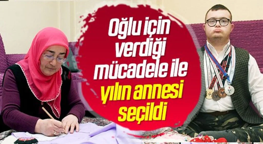 Oğlu için verdiği mücadele ile yılın annesi seçildi