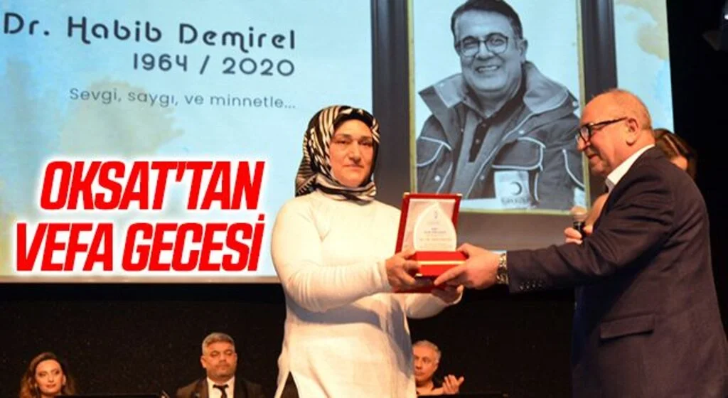 OKSAT'tan vefa gecesi