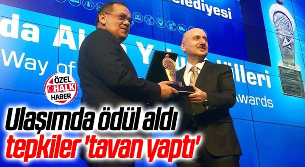 Samsun Büyükşehir Belediye Başkanı Mustafa Demir Ulaşımda ödül aldı tepkiler 'tavan yaptı'