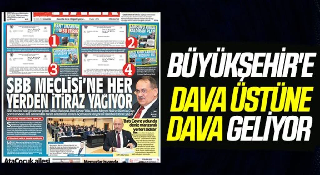 Samsun Büyükşehir'e Dava Üstüne Dava Geliyor