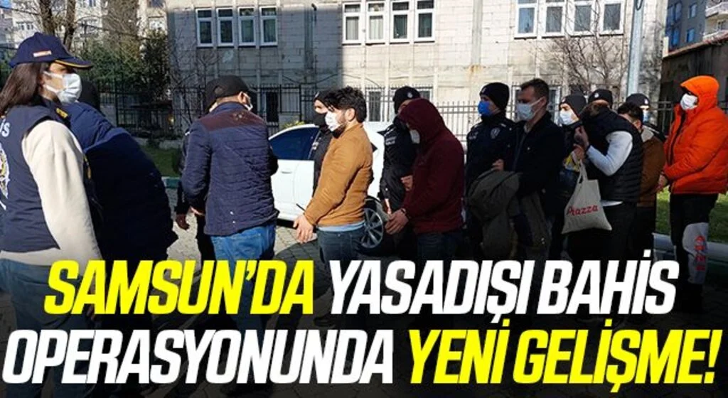 Samsun merkezli yasa dışı bahis operasyonunda 2 kişi tutuklandı