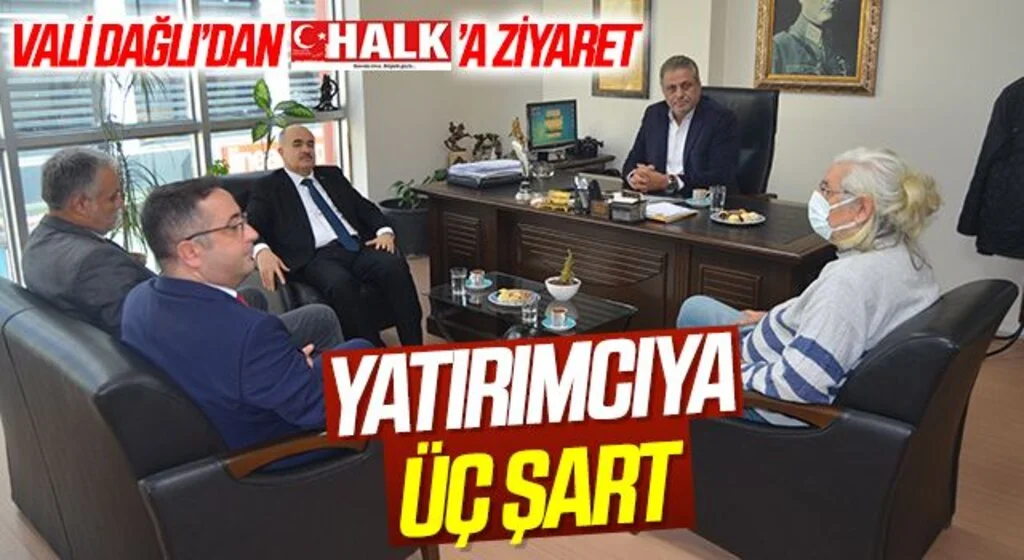 Samsun Valisi Zülkif Dağlı'dan Yatırımcıya Üç Şart