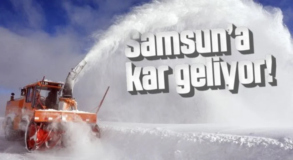 Samsun'a Kar Geliyor!