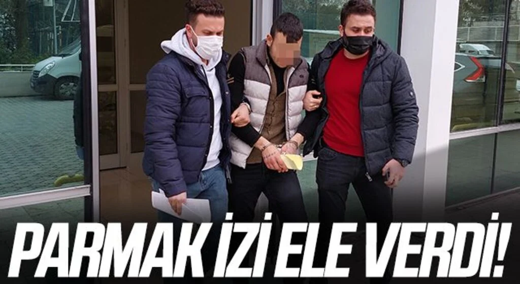 Samsun'da 2 adet televizyon çaldı, parmak izinden yakalandı