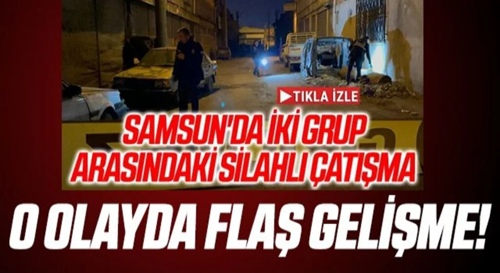 Samsun'da 3 kişinin yaralandığı silahlı çatışmayla ilgili 2 şüpheli tutuklandı