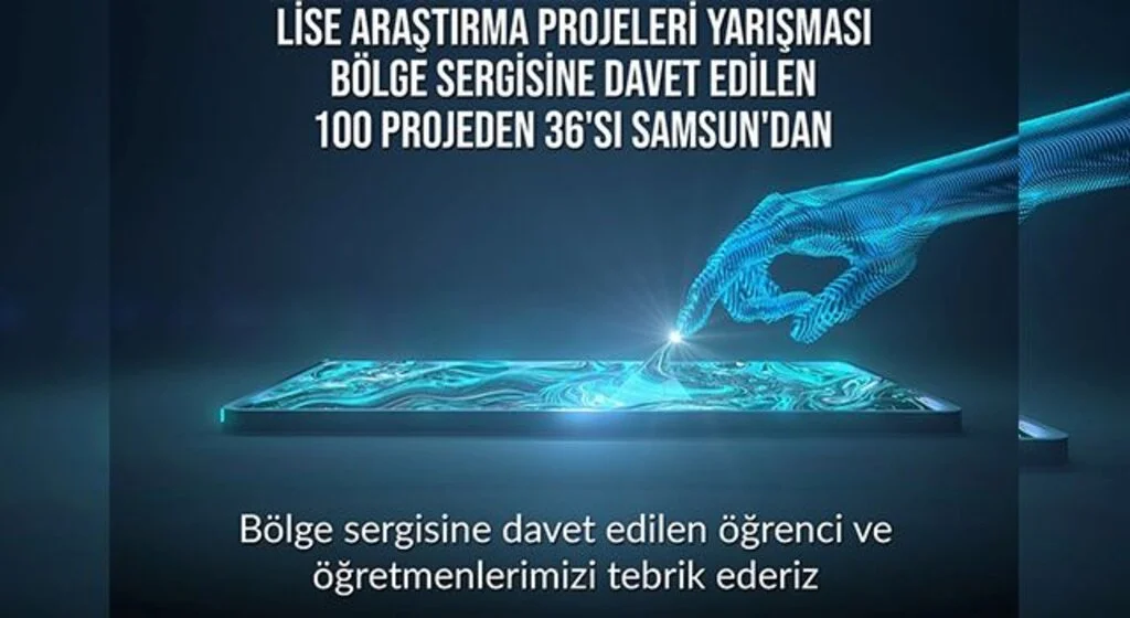 Samsun’da 8 ilden lise öğrencileri projelerini sergileyecek