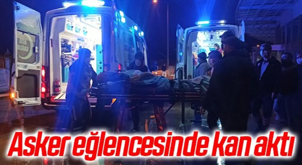 Samsun'da Asker eğlencesinde kan aktı: 1 yaralı