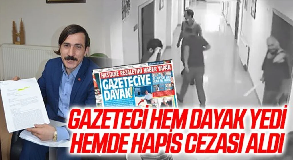 Samsun'da Gazeteci Hem Dayak Yedi Hemde Hapis Cezası Aldı