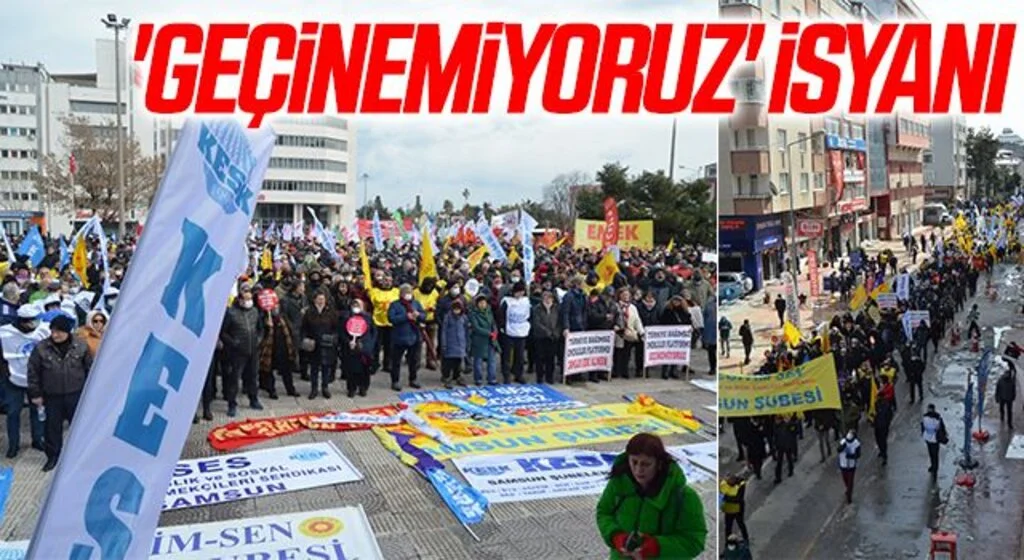 Samsun'da 'Geçinemiyoruz' isyanı