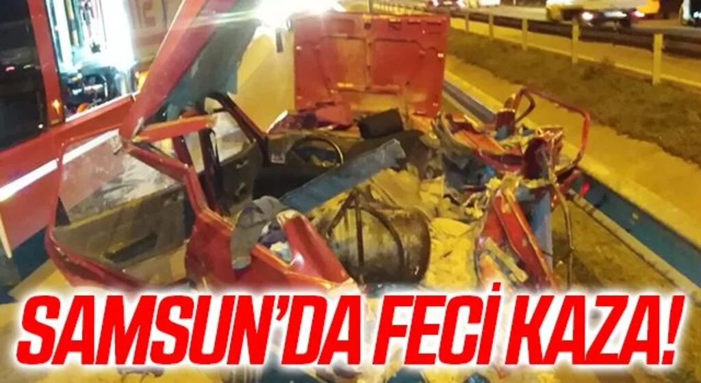 Samsun'da iki otomobil çarpıştı: 6 yaralı