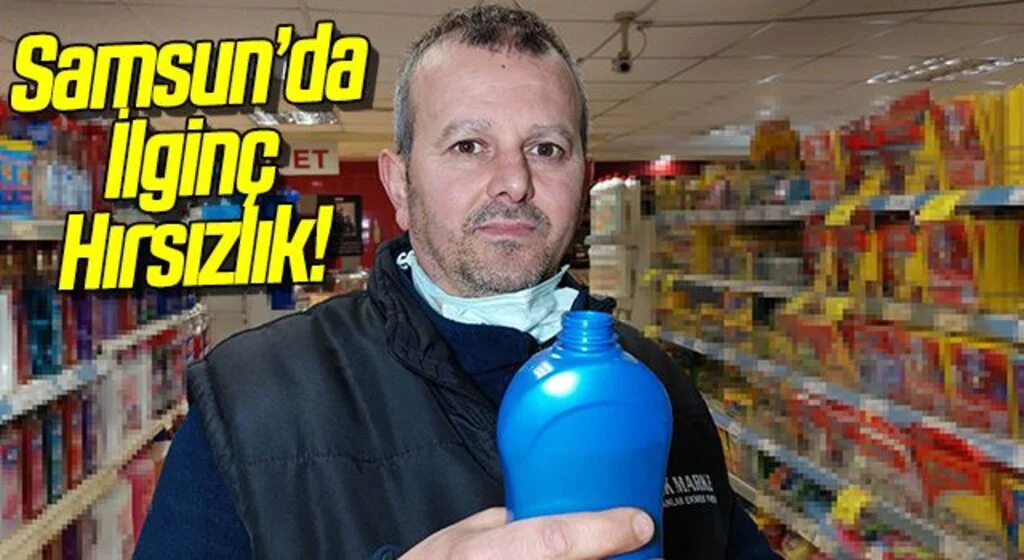 Samsun'da ilginç hırsızlık