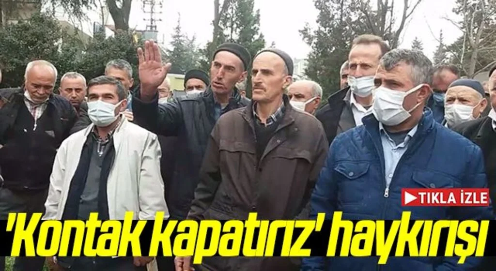 Samsun'da 'Kontak kapatırız' haykırışı