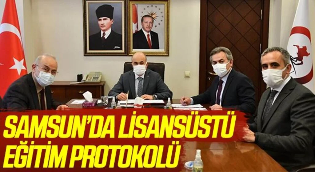 Samsun'da Lisansüstü Eğitim Protokolü: 265 öğretmen kayıt hakkı kazandı