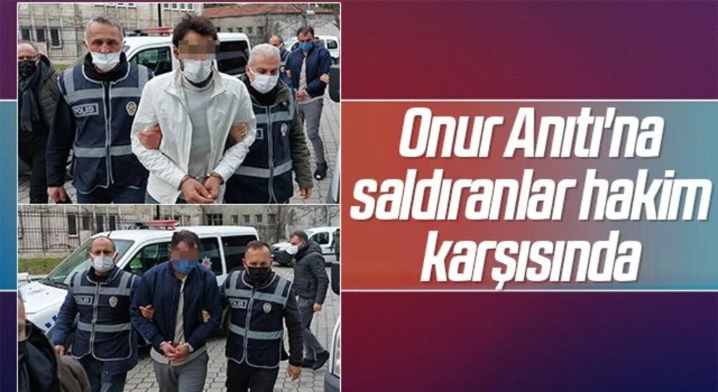 Samsun'da Onur Anıtı'na saldıranlar hakim karşısında