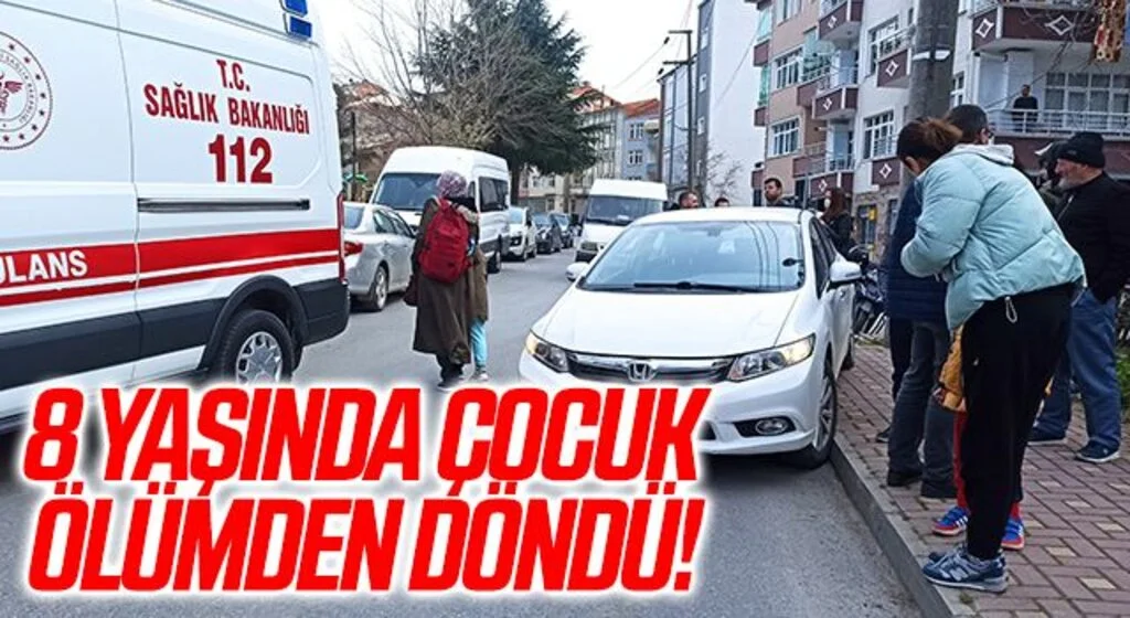 Samsun'da Otomobilin çarptığı çocuk ölümden döndü