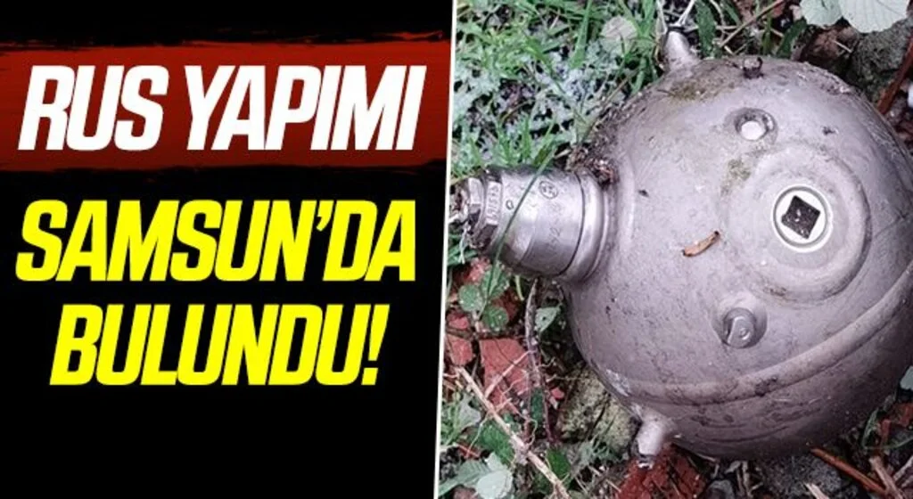 Samsun’da sahilde Rus yapımı denizaltı malzemesi bulundu