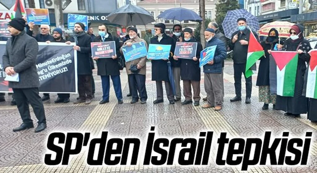 Samsun'da SP'den İsrail tepkisi 