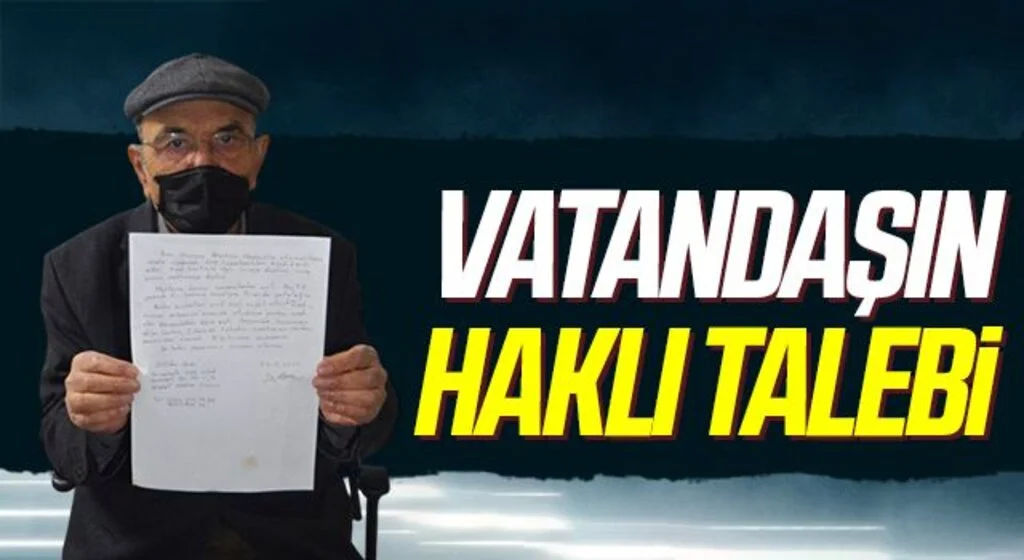 Samsun'da Vatandaşın haklı talebi 