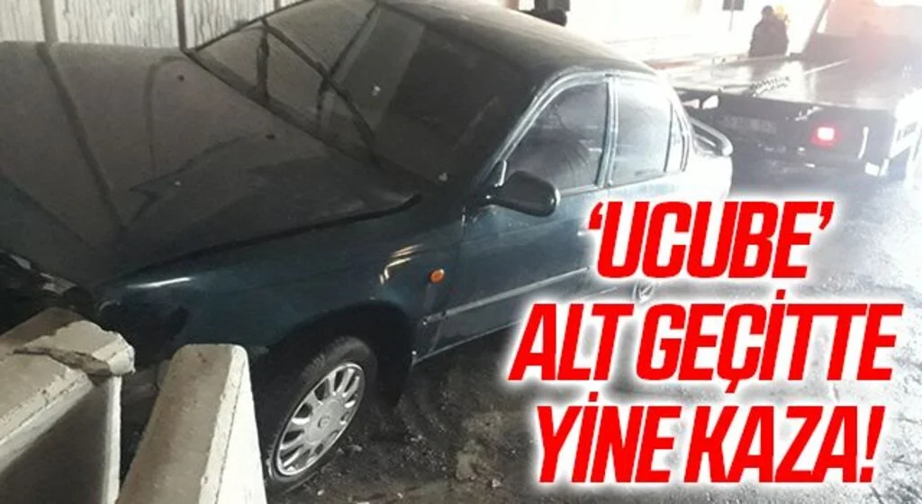 Samsun'daki 'ucube' alt geçitte yine kaza: 1 yaralı