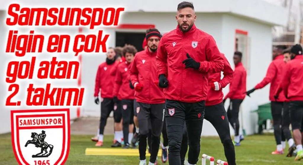 Samsunspor ligin en çok gol atan 2. takımı