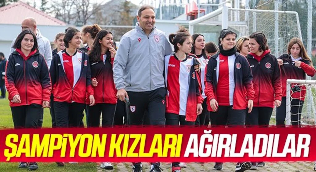 Samsunspor Şampiyon Kızları Ağırladı