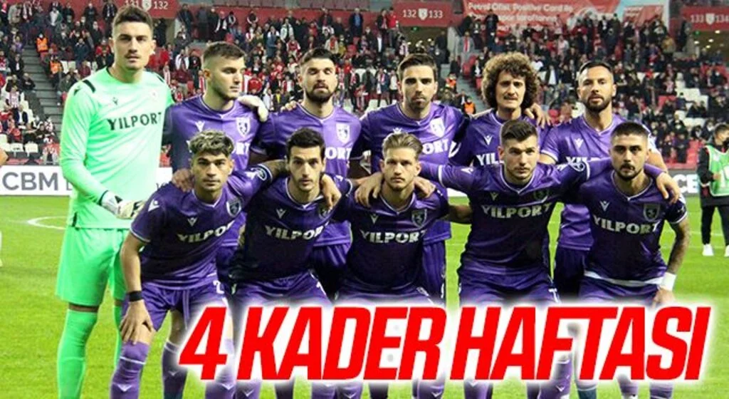 Samsunspor'da 4 Kader Haftası