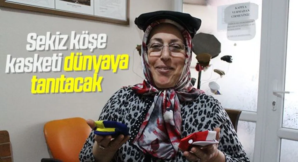 Sekiz köşe kasketi  dünyaya tanıtacak 