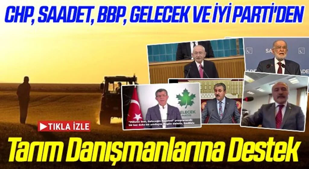 Siyasi Partilerden Tarım Danışmanları İçin Açıklanan Yeni Ücrete Tepki!
