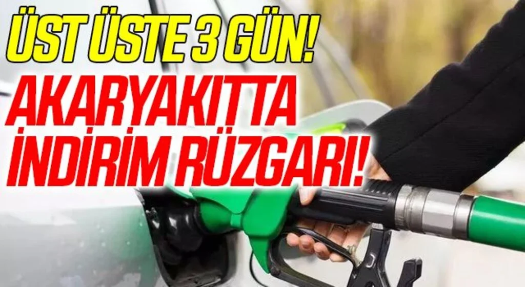 Son dakika: Akaryakıt indirimi devam ediyor: Benzin ve motorin fiyatı yeniden...