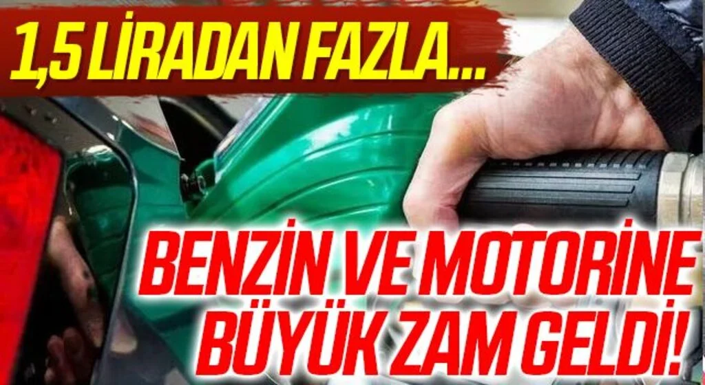 Son dakika: Akaryakıta büyük zam! İşte yeni benzin ve motorin fiyatları