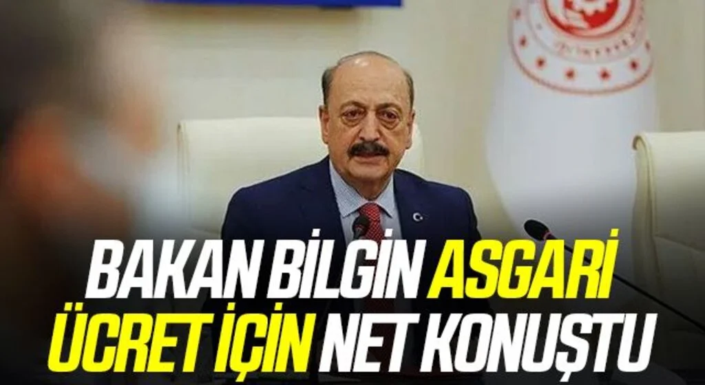 Son dakika: Bakan Bilgin asgari ücret için net konuştu: 'Daha üç ay önce zam yaptık'