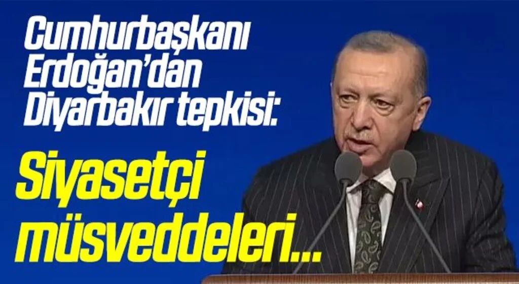 Son dakika: Cumhurbaşkanı Erdoğan'dan Kılıçdaroğlu'na Diyarbakır tepkisi: Siyasetçi müsveddeleri...