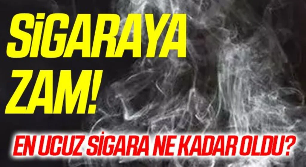 Son dakika: Sigaraya 2 lira zam! Sosyal medyadan duyurdu, en düşük sigara fiyatı 23,50 TL oldu