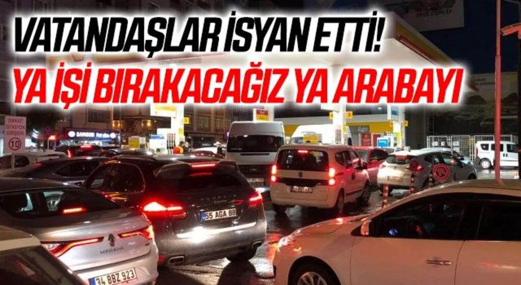 Sürücülerin yakıt zammı isyanı: Ya işi bırakacağız ya arabayı…