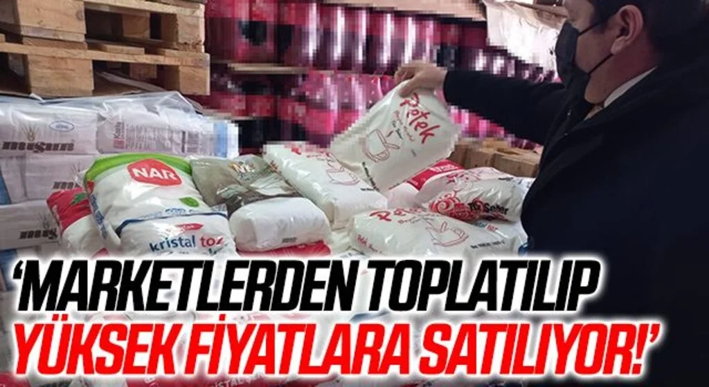 ‘5’er kiloluk toz şekerler marketlerden toplatılıp daha yüksek fiyatlardan satılıyor’