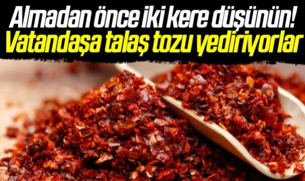 Almadan önce iki kere düşünün! Vatandaşa talaş tozu yediriyorlar